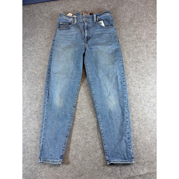 Vintage Levis Silver Tab Mom Jeans Womens 29x27 Blue Tapered High Rise 90s Y2K - Picture 1 of 10